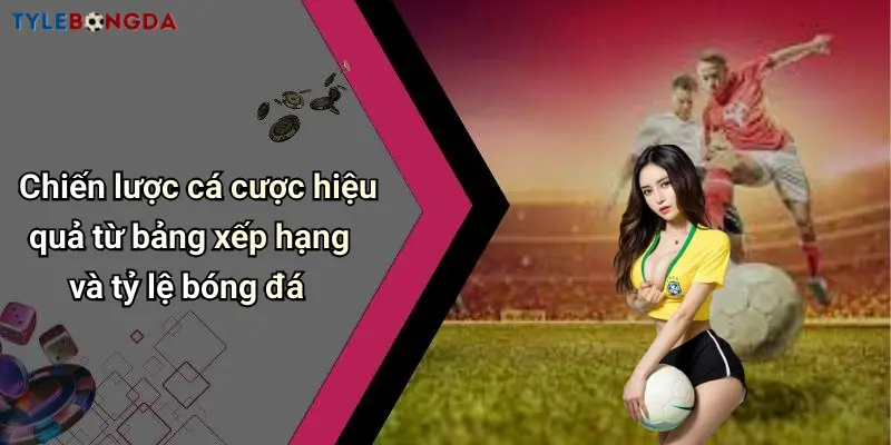 Chiến lược cá cược hiệu quả từ bảng xếp hạng và tỷ lệ bóng đá