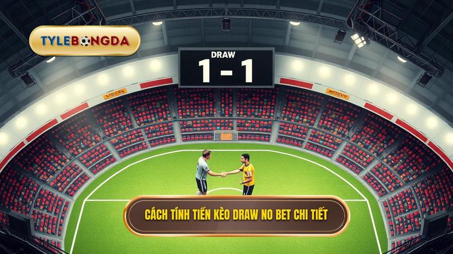 Cách tính tiền kèo Draw no bet chi tiết